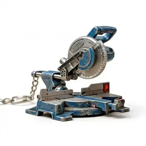 Stainless Steel（High Quality) Portable Chainsaw Keychain Ring Bag Charm Portable Angle Grinder Keychain Handheld Pruning Chainsaws