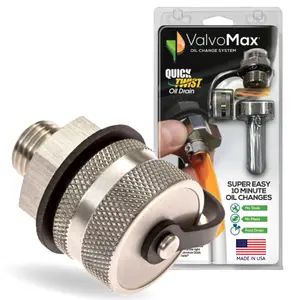 M12-1.25 Quick Twist Valve with Stainless Drain Tube Knob