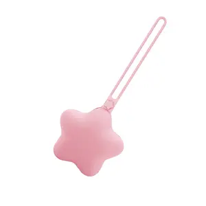 Portable Mini Silicone Storage Box, Hanging Function Flower-Shaped Organizer, Small Items Holder, Ideal for Earphones & Jewelry, Perfect for Travel, Durable