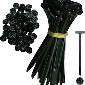 Nylon Universal Cable Tie Buckle 20/50/100 PCS Heavy Duty Self-Locking Zip Ties for Car Repair Multipurpose Plastic Fasteners