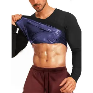 2025 Upgraded Version Sauna Sweat Shirt Long Sleeve, Fitness Training Top, Sports Shirt, Men's Sports Sweat Shirt, Odorless Fabric, Couple Outfit, Valentine's Day Gift