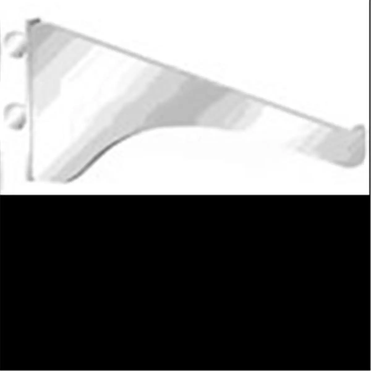 212 MAIN Knape & Vogt 180WH12 12 in. White Regular Duty Adjustable Bracket, Pack of 10