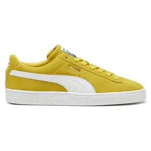 PUMA Mens Suede Classic Lace Up Sneakers Shoes Casual - Yellow