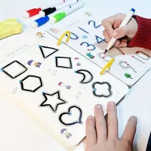 A 32-page workbook, tracing preschool books, designed for children with sturdy paper and vibrant illustrations designed to enhance fine motor skills, critical thinking and learning. This educational book is colorful and durable.