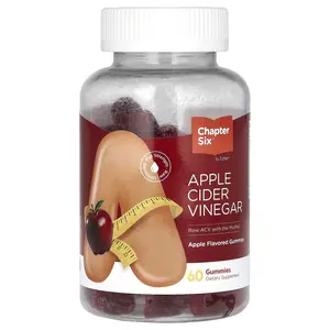Chapter Six Apple Cider Vinegar Gummies, Apple, 60 Gummies