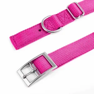 Jeffers Adjustable Nylon Dog Collar, 1"W x 14"-24"L