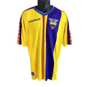 Trendy Soccer Jersey 2025 - Ecuador 1998 Home Soccer Jersey - Sport Menswear