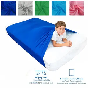 Bed Sheet with Pressure Relief Features, Aids Sleep, 5 Soft and Breathable Colors, Perfect for Home and Travel, Breathable Sheets