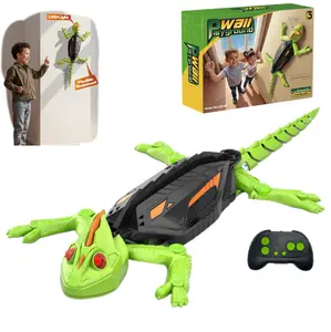 【God Guides You to Click】Upgraded Version Electric Wall Crawler Gecko Lizard Spider Remote Control Toys Rechargeable Dual Mode Floor&Wall 360° Spin Animal Toy Cool Gift Idea Perfect Christmas&Family Fun for Kids&Adults【1000 Buyers Added to Favorites】