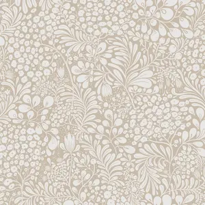 Peel and Stick Wallpaper Boho Beige Contact Paper Floral Wall Paper Removable Self Adhesive Wallpaper for Cabinet Bedroom Living Room Entryway Walls Bathroom Waterproof Vinyl Roll 17.3''x78.7''
