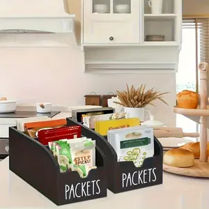 Vintage Wooden Storage Box with Viewing Window, Multifunctional Kitchen Spice and Snack Organizer, Kitchen Organization, Spice Storage Container, Home Storage Basket, Boxes and Containers, Multipurpose Storage, Durable Reinforced Organizer