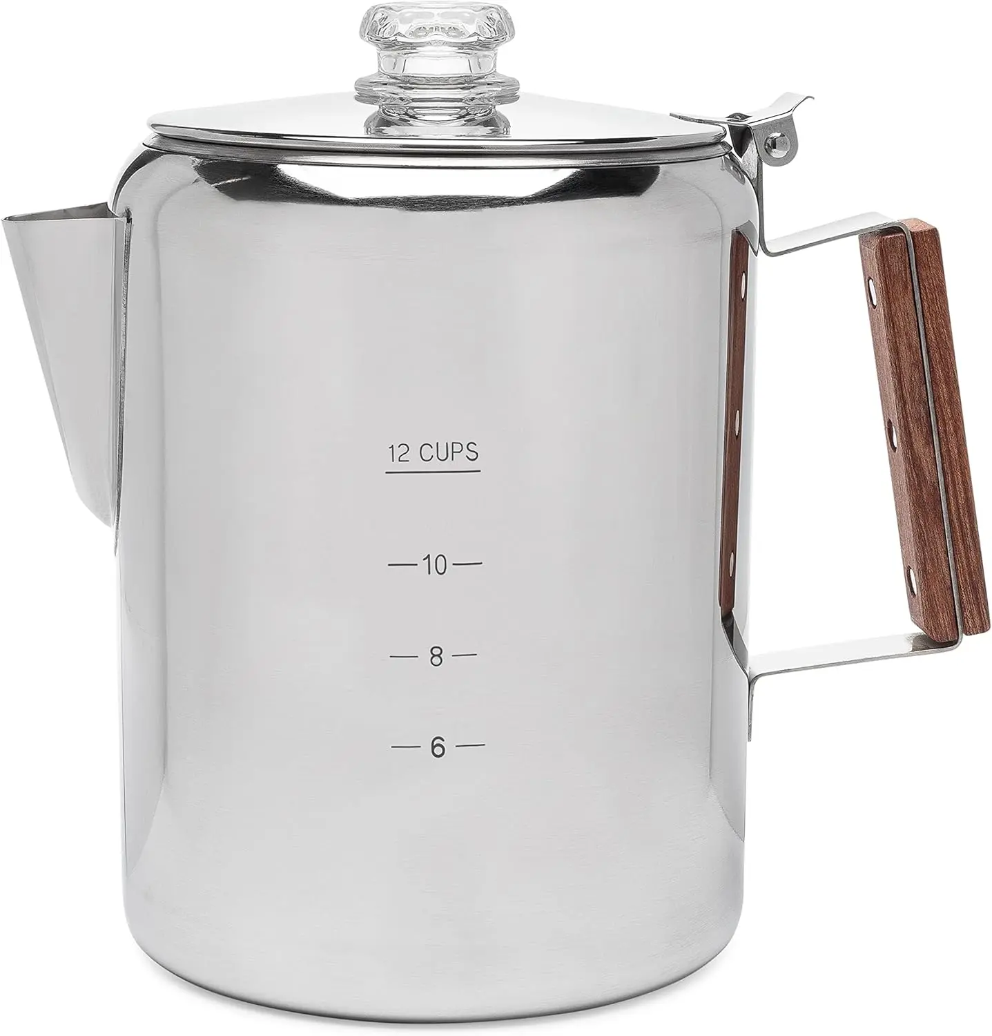 Bozeman Percolator Coffee Pot  Camping Coffee Pot, Camping Coffee Makers  Americas Favorite Percolator  NO Aluminum or Plastic [12 cup]