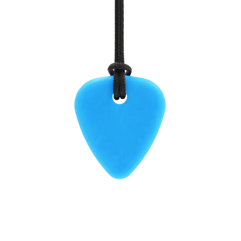 ARK Guitar Pick Small Thin Chew Necklace ARK Guitar Pick Small Thin Chew Necklace