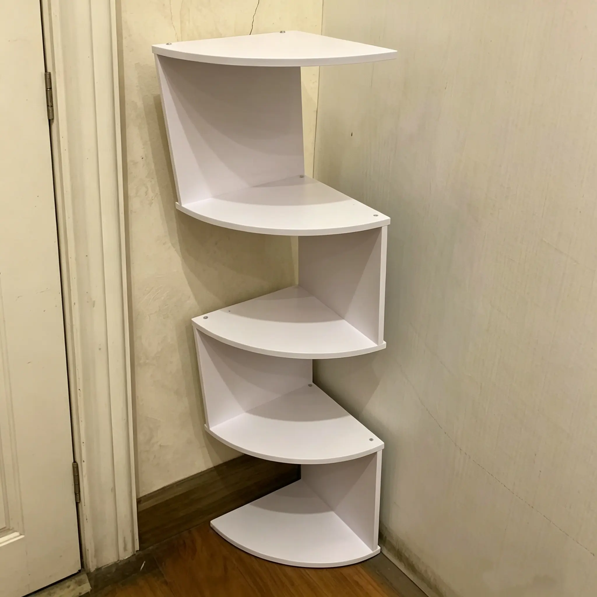 Wall Corner Storage Rack, Creative Home Wall Triangle Organizer, Half Round Shelf Bookshelf, Export Cross-Border Hanging Display, Room Decor, Room Accessories, Shelf for Wall
