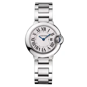 Cartier Ballon Bleu Ladies Quartz Watch 28mm Ref. W69010Z4, Stainless Steel, White Dial WHP038158