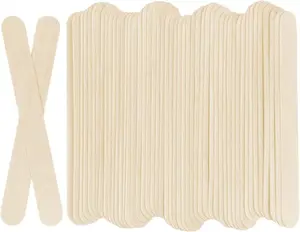 100Pcs Jumbo Wooden Craft Sticks 6" x 3/4" Unfinished Wood for DIY Crafts Home Art Projects Classroom Supplies High-Quality Natural Wood Multifunctional STEM Educational Activities