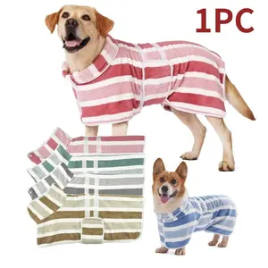 Doggy Bath Towel Pet Robe, Full Coverage Quick-Dry, Soft Skin-Friendly, Comfortable Durable, Ideal for Pets' Grooming Needs, Grooming Supplies