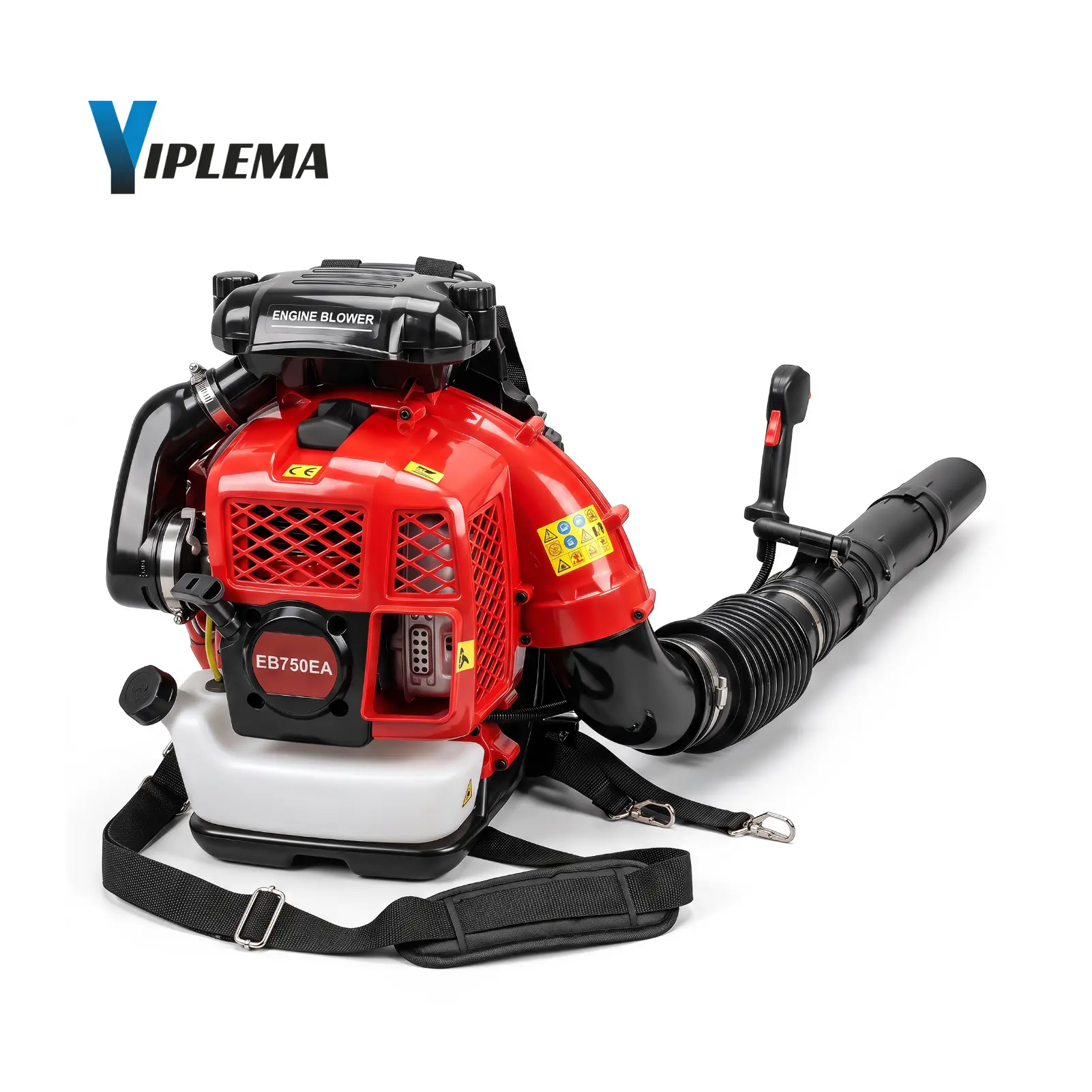 【SummerFinds】YIPLEMA 80cc 2-Cycle Gas Powered Backpack Leaf Blower, 200W & Above, 900 CFM, 206 MPH, Ergo Handle, ABS/Metal Build, Backpack Frame Eases Shoulder Strain, Garden Lawn Yard Tool, 1 Leaf Blower, 1 Installation Tool Bag, Flexible Pipe