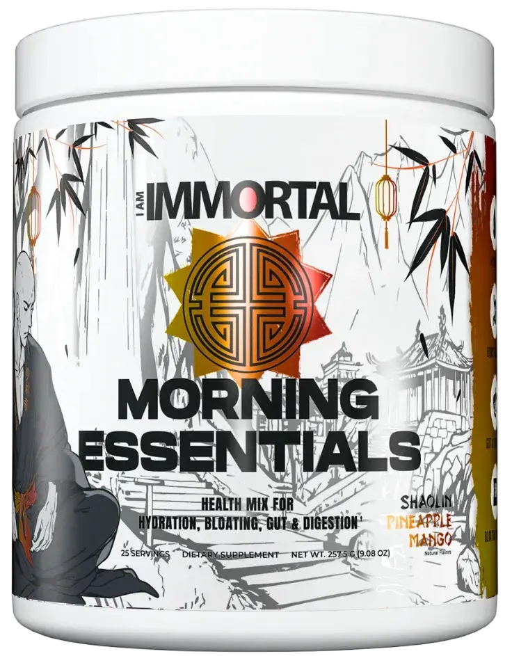 I Am Immortal Morning Essentials Magnesium Glycinate Malate Organic Botanicals Probiotics Healthcare Supplement Probiotics Dietary Supplement Fitness Edible