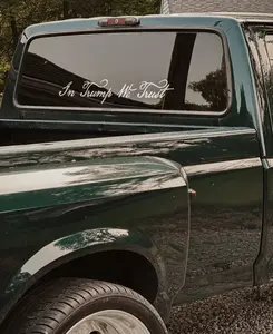 Trump Trust Sticker - 7 Sizes - 2-pack Options, Custom Vinyl Decal for Cars, Trucks,, SUVs, Easy Application, DIY