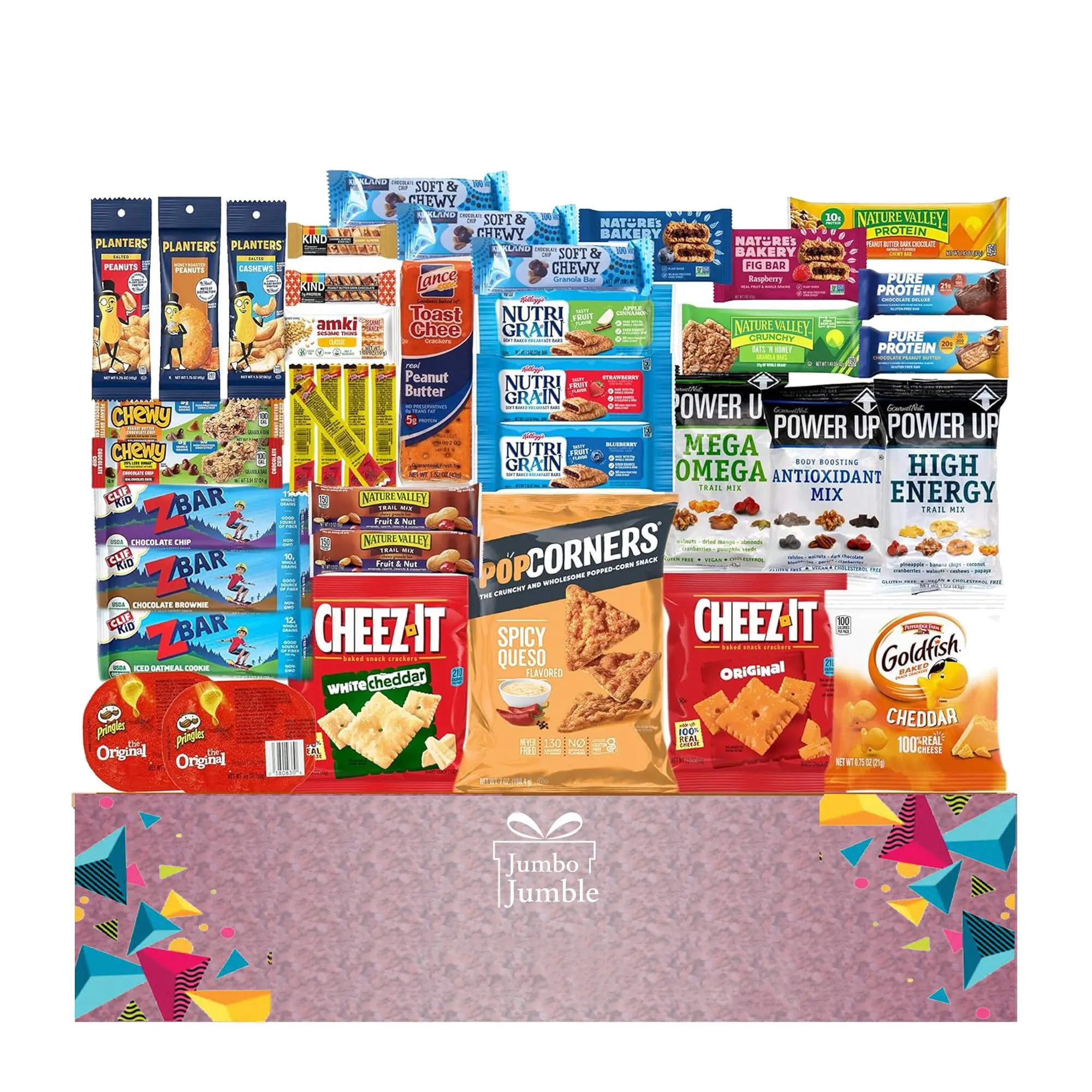 Jumbo Jumble Snack Box - Versatile Variety Pack for Parties & Casual Snacks Multipack Assorted Snacks Perfect for Snack Lovers Combo