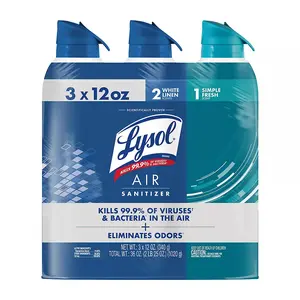 Lysol Air Sanitizing Spray, 3 pk./12 oz. Lysol Air Sanitizing Spray, 3 pk./12 oz.