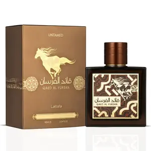 Qaed Al Fursan Untamed Eau De Parfum Spray 90ML (3.04 OZ) by Lattafa | An Aromatic Symphony Where Spice, Smoke & Sweetness Entwine.