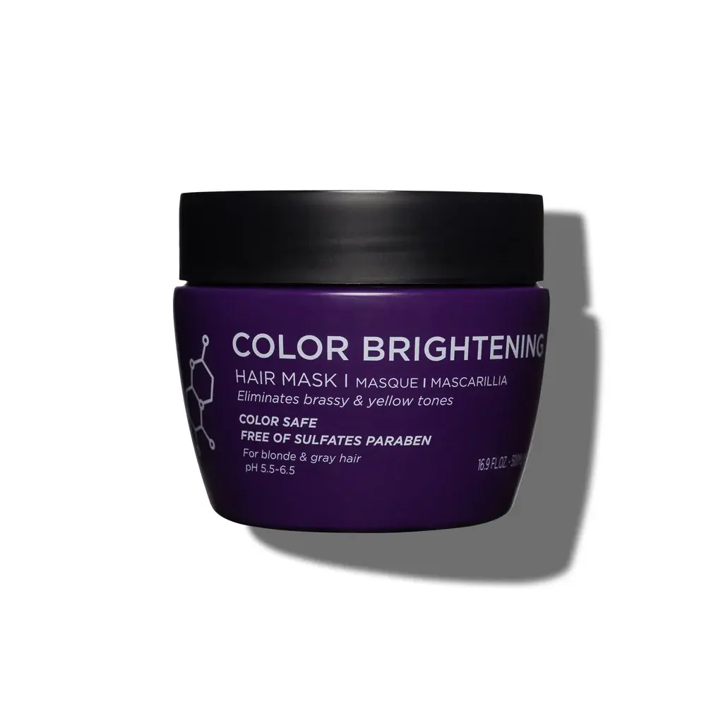 Luseta Purple Hair Mask 16.9 Oz, Deep Conditioner for Color Treated Hair Neutralizes Unwanted Yellow Tones and Removes Brassine, for Blond and Gray hair, Sulfate & Paraben Free