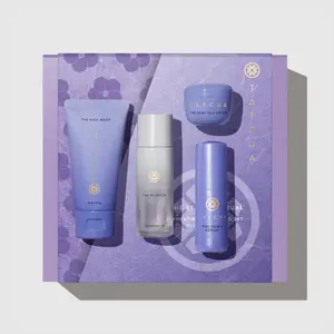 Tatcha The Starter Ritual - Ultra Hydrating for Dry Skin, 4-Piece Travel Size Set