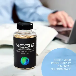 NESIS® INCEPTION® NOOTROPIC 15-Day Trial Size Healthcare Fitness Supplement for Brain Health & Cognitive Longevity Dietary Edible Vitamin