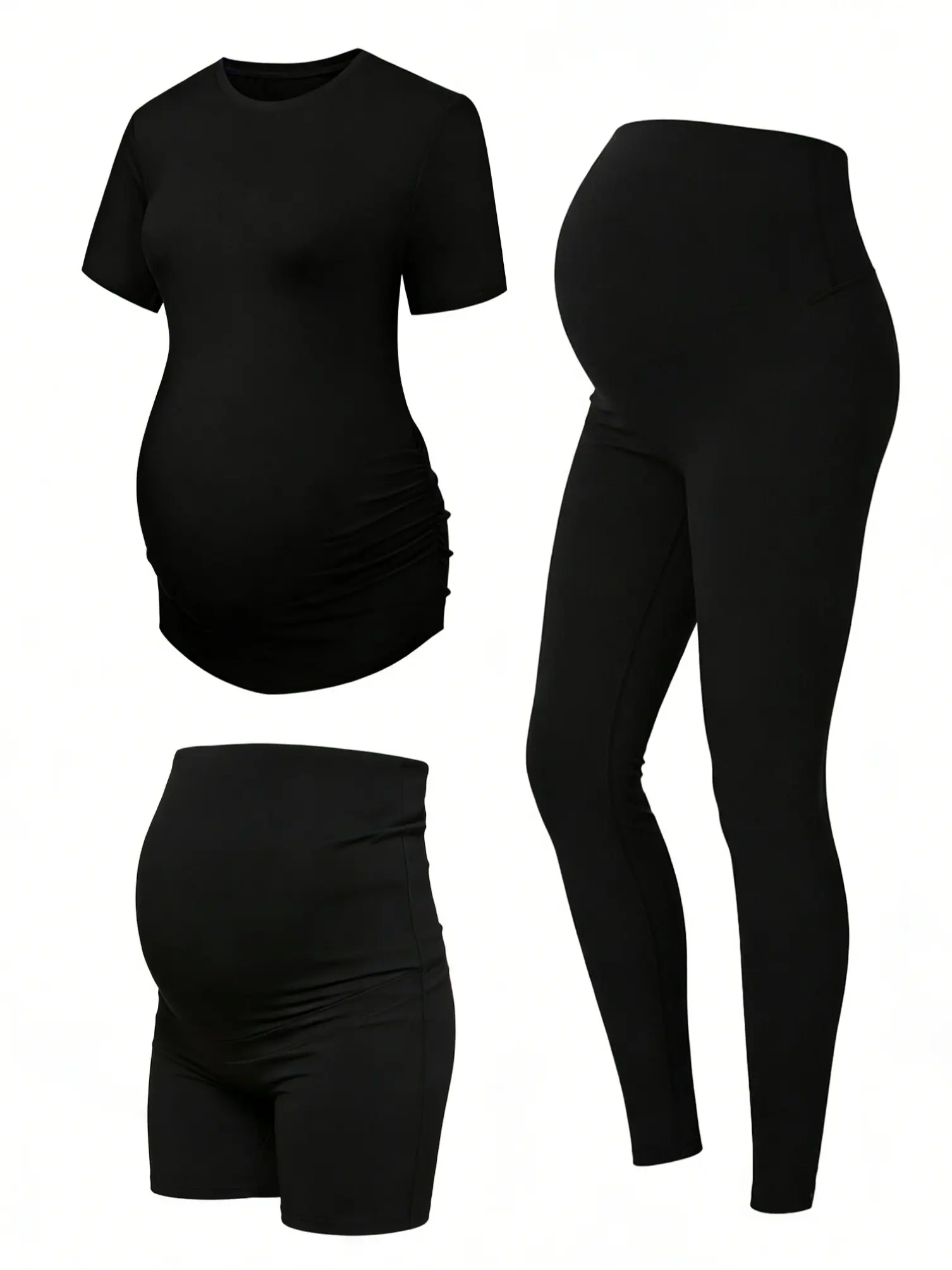 Cymebosilux  Women's Maternity Sleeve Casual Crew Neck  Prenatal  Pjs Sleepwear Loungewear sets