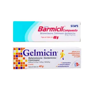 (2 PACK) Barmicil + Gelmicin -  40G skincare cream  Skin Repair