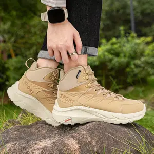 Men's High Top Work Boots Breathable Durable Ankle Boots Worker Closed Footwear Walking Shoes boots for men Workboots