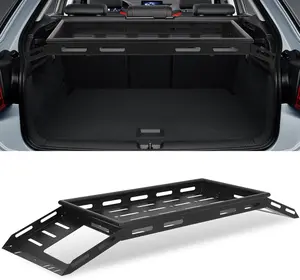 Interior Storage Rear Trunk Cargo Rack Basket Tray Interior Storage Luggage Carrier for 2007-2025 Wrangler 330 LBS Capacity Interior Luggage Carrier Shelf