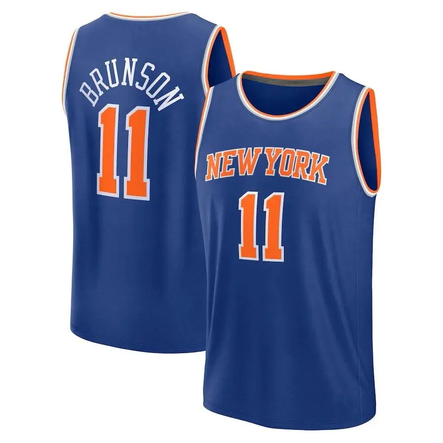 jalen brunson #11 statement basketball jersey 24/25 full logo