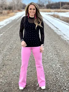 The Pink Denim Jeans