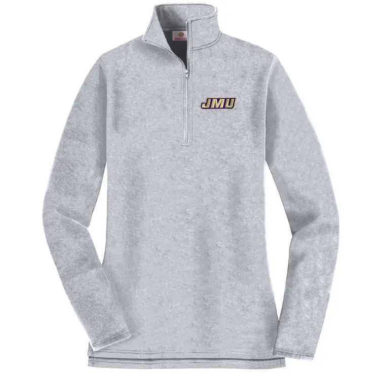 James Madison Dukes Pullover Sweatshirt | Heather Gray
