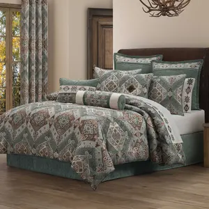 Telluride Turquoise 4 Piece Comforter Set