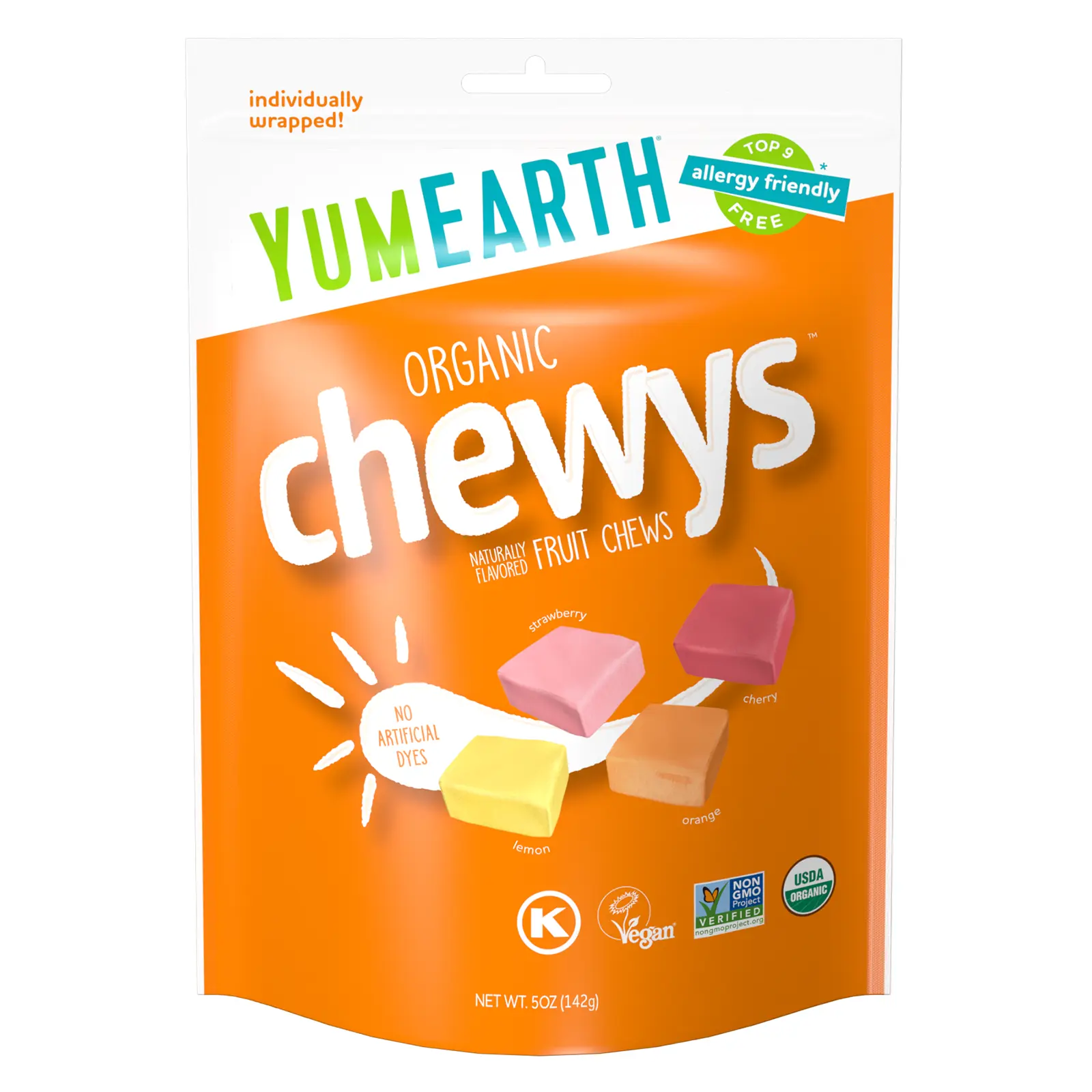 YumEarth Organic Chewys™, Fruit Chews, 5 oz (142 g) YumEarth Organic Chewys™, Fruit Chews, 5 oz (142 g)