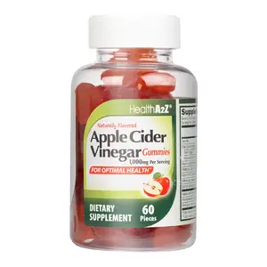HealthA2Z Apple Cider Vinegar Gummies with B6, B12, Folic Acid, Pomegranate & Beet - 60 Pieces (Pack of 1) - Antioxidants to Support Renewal, Heart & Digestive Health