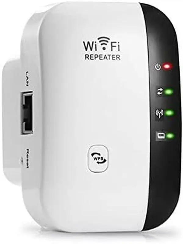 WiFi Extender – WiFi Signal Booster for Home, Covers Up to 5000 Sq. Ft. & 50 Devices, Wireless WiFi Range Extender & Repeater with Ethernet Port, 1-Tap Setup, Long Range Internet Amplifier, Alexa Compatible