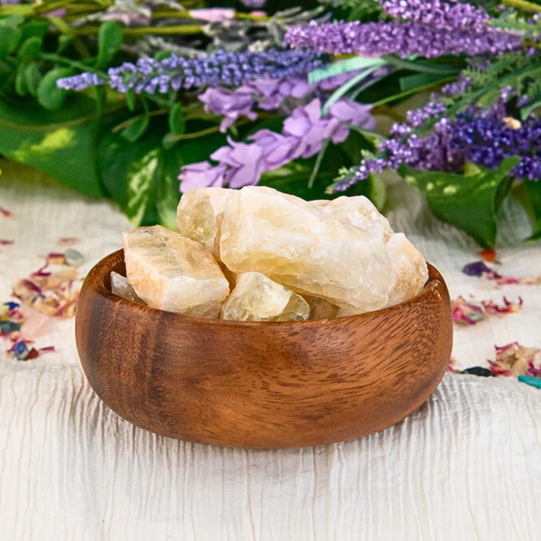 Down To Earth Citrine Raw Rough Stones 2-3 Inches for Cleansing Regeneration & Abundance Energy Chakra Healing