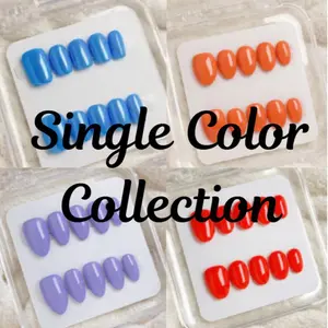 Press On Nails Single Color Collection