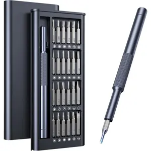 25-in-1 Small Precision  Set, Professional  Mini Repair Tool Kit for Phone, Computer, Watch, Laptop, Macbook, Ring Doorbell, Eyeglass, , [Bearing Steel] Screw Driver