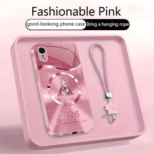 Suitable for [iPhone Xr] high-end MagSafe phone case，Features a magnetic attachment function，features magnetic attachment; includes a free lanyard.YM99