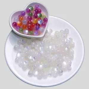 Hot-selling Color-changing Pearl Cat's Eye Resin DlY Beaded Pendant Material for Outdoor Use UV Activated