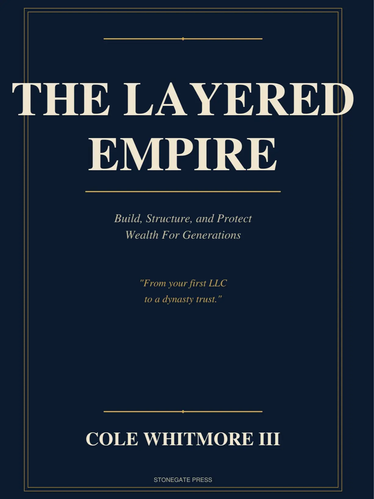 The Layered Empire: Asset Protection & Estate Planning Book 2026 for LLC S & C-corp 1031 Exchange Probate Avoidance Wealth Protection Real Estate 50 States Business Book