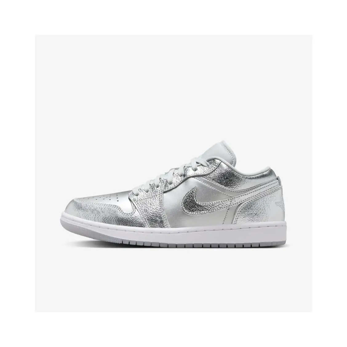 Jordan 1 Low SE Metallic Silver (Women's) FN5030-001 New