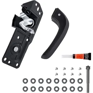 Premium Inside Door Handle, Front Left Driver Side, Plastic, Fits for 2007-2014 GM and Chevy Trucks, Replaces# 20833606, 20871488, 15936892, 91485, 80374