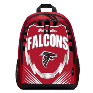 Northwest 8791852498 Atlanta Falcons Lightning Style Backpack - 16.5 x 5.5 x 12 in.